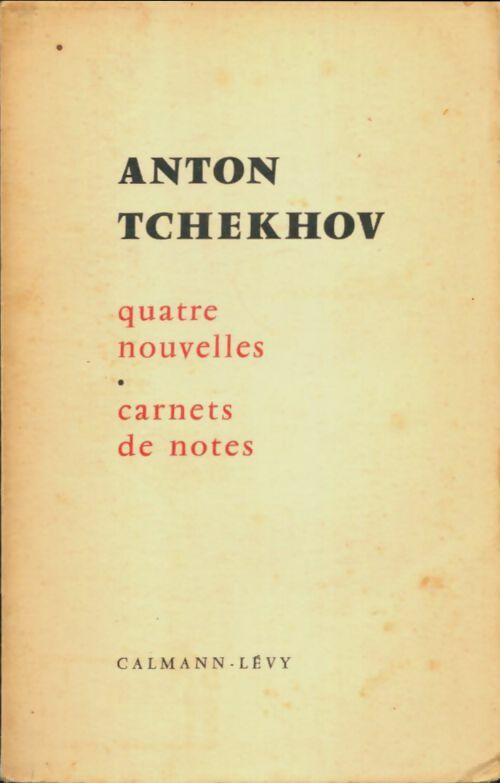 Livrenpoche : Quatre nouvelles / Carnets de notes - Anton Tchekhov - Livre