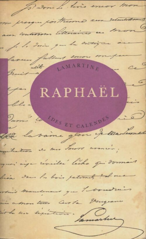 Livrenpoche : Raphaël - Alphonse De Lamartine - Livre