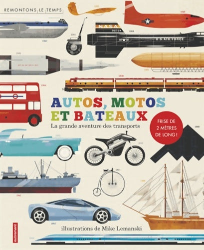 Livrenpoche : Autos, motos et bateaux. La grande aventure des transports - Collectif - Livre