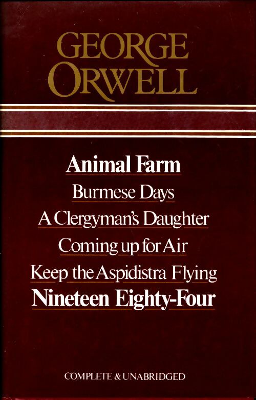 Livrenpoche : George Orwell complete & unabridged - George Orwell - Livre