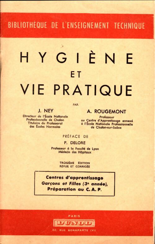 Livrenpoche : Hygiène et vie pratique - Jean Ney - Livre