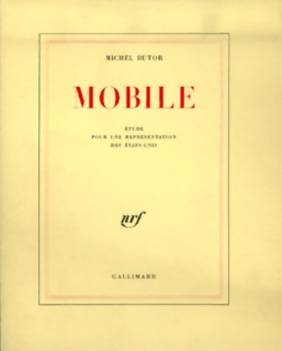 Livrenpoche : Mobile. Étude pour une représentation des Etats-Unis - Michel Butor - Livre