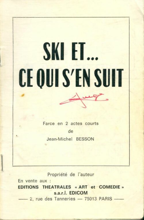 Livrenpoche : Ski et...Ce qui s'en suit - Jean-Michel Besson - Livre