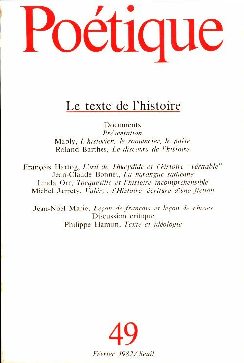 Livrenpoche : Poétique n°49 - Collectif - Livre