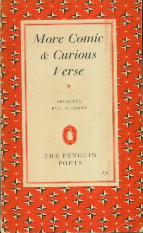 Livrenpoche : More comic & curious verse - J. M. Cohen - Livre