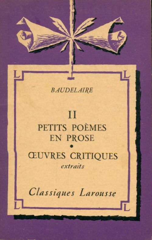 Livrenpoche : Pages choisies Tome II - Charles Baudelaire - Livre