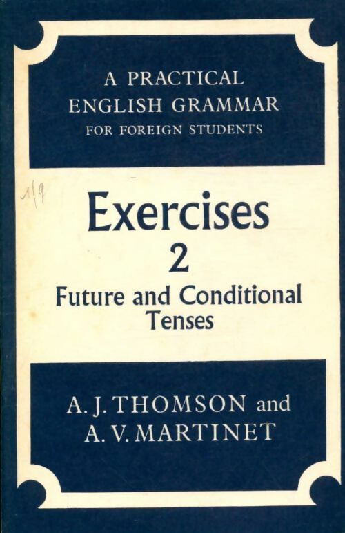Livrenpoche : A pratical English grammar exercices 2 - A.J. Thomson - Livre