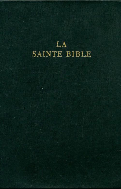 Livrenpoche : La Sainte Bible - Louis Segond - Livre