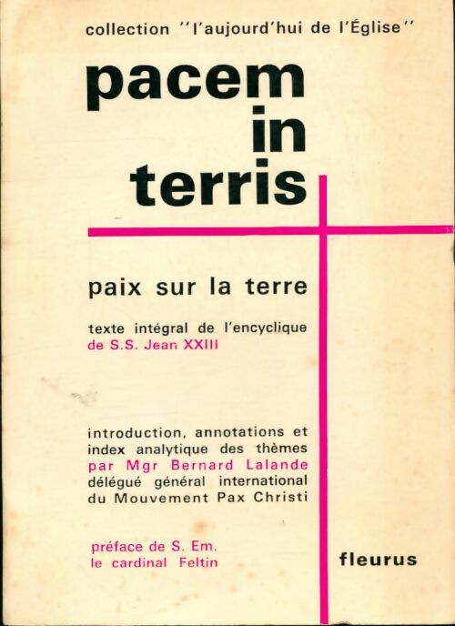 Livrenpoche : Pacem in terris - Jean XXIII - Livre