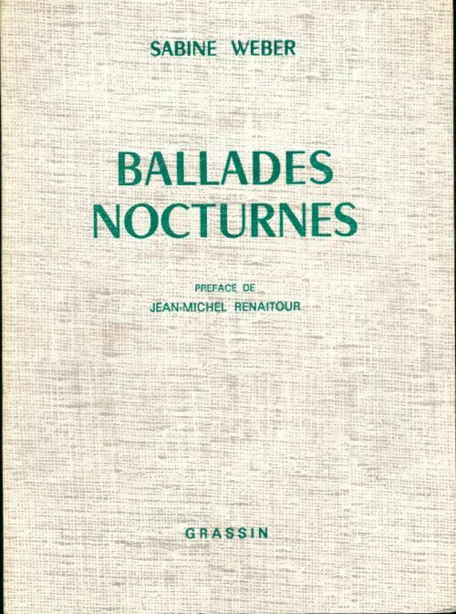 Livrenpoche : Ballades nocturnes - Sabine Weber - Livre