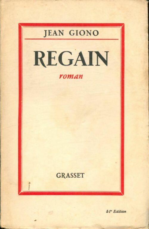 Livrenpoche : Regain - Jean Giono - Livre