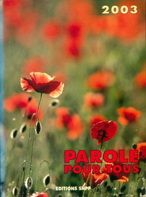 Livrenpoche : Parole pour tous 2003 - Collectif - Livre