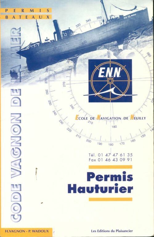 Livrenpoche : Code Vagnon de la mer Volume II : Permis hauturier - H. Vagnon - Livre