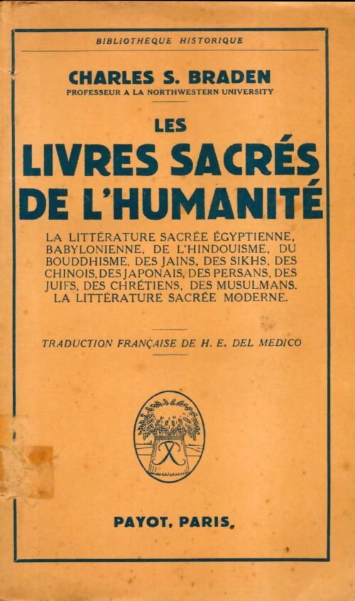 Livrenpoche : Les livres sacrés de l'humanité - Charles S Braden - Livre