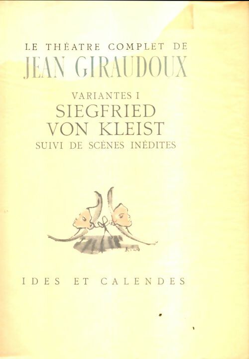 Livrenpoche : Variantes I - Jean Giraudoux - Livre