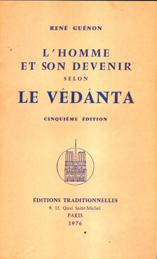 Livrenpoche : L'homme et son devenir selon le vêdânta - René Guénon - Livre