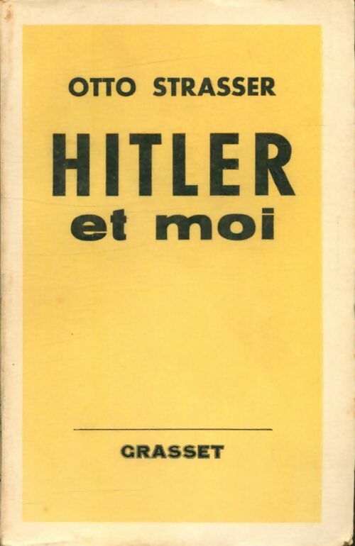 Livrenpoche : Hitler et moi - Otto Strasser - Livre