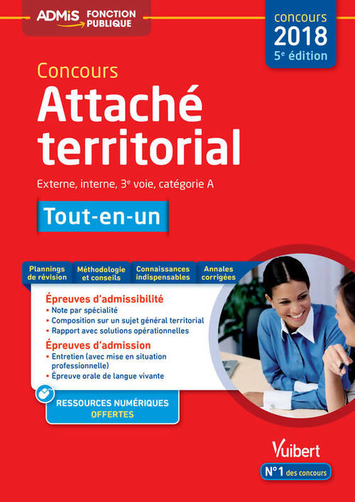 Livrenpoche : Concours attaché territorial - catégorie a - tout-en-un : Concours 2018 - Olivier Bellégo - Livre