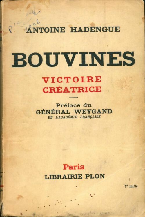 Livrenpoche : Bouvines : Victoire créatrice - Antoine Hadengue - Livre