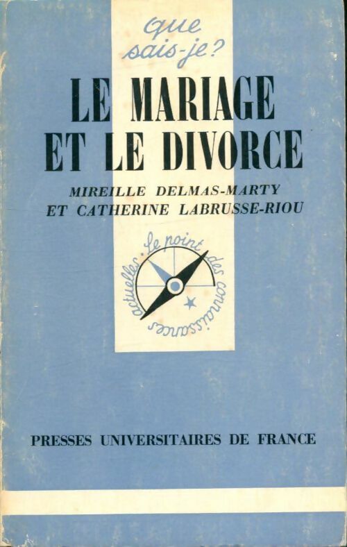 Livrenpoche : Le mariage et le divorce - Marty Delmas - Livre