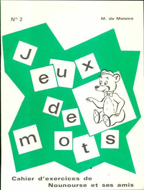 Livrenpoche : Jeux de mots n°2 - M De Maistre - Livre