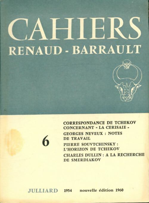 Livrenpoche : Cahiers Renaud-Barrault n°6 - Collectif - Livre