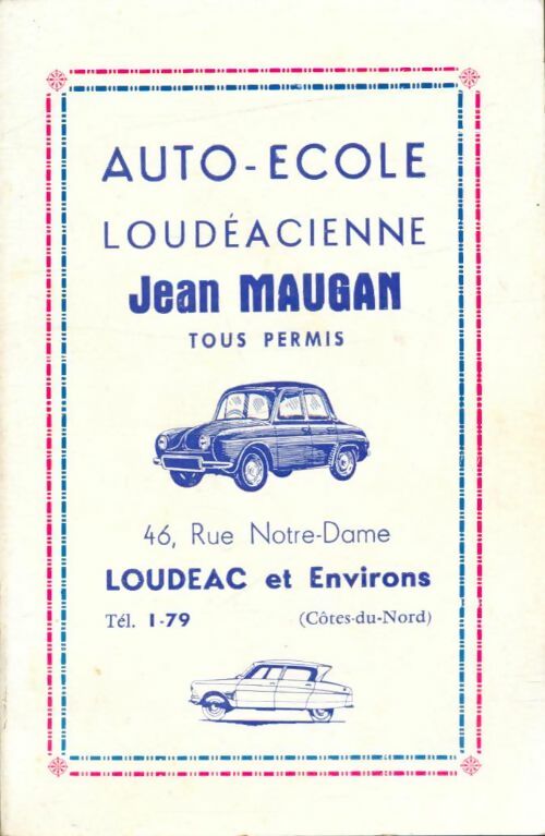 Livrenpoche : Code Rousseau auto-école loudéacienne - Code Rousseau - Livre