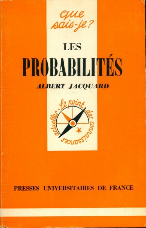 Livrenpoche : Les probabilités - Albert Jacquard - Livre