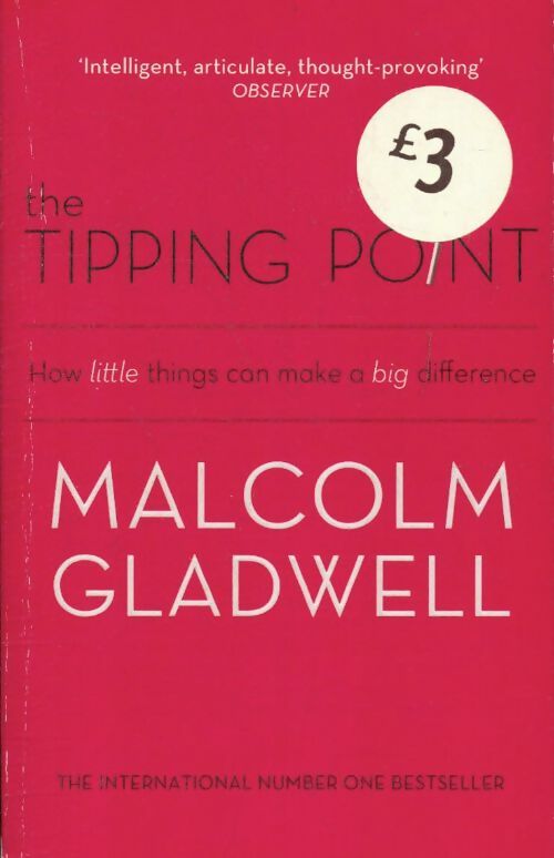 Livrenpoche : The tipping point. How little things can make a big difference - Malcom Gladwell - Livre
