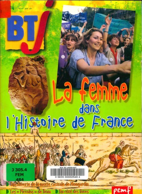 Livrenpoche : BTJ n°484 : La femme dans l'histoire de France - Collectif - Livre