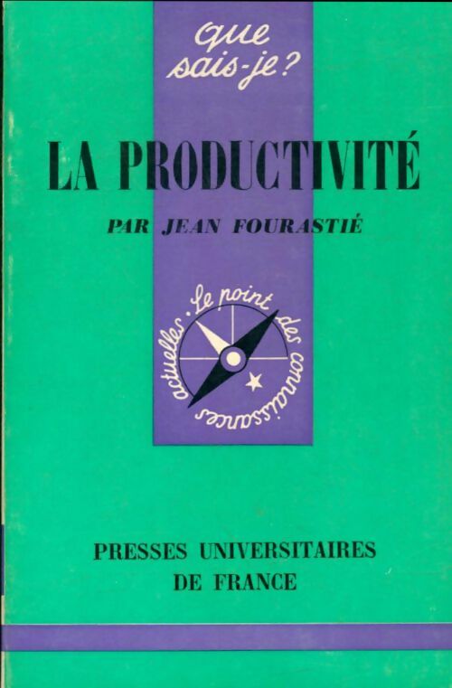 Livrenpoche : La productivité - Jean Fourastié - Livre