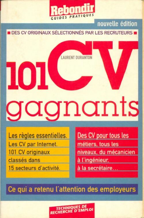 Livrenpoche : 101 CV gagnants - Laurent Duranton - Livre