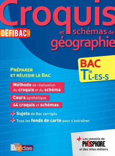 Livrenpoche : Croquis de géographie Terminale L, ES, S - Collectif - Livre