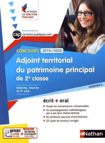 Livrenpoche : Concours adjoint territorial du patrimoine de 2ème classe 2019-2020 - Thomas Barris - Livre