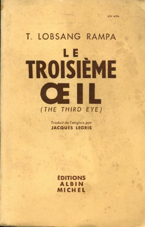 Livrenpoche : Le troisième oeil - T. Lobsang Rampa - Livre