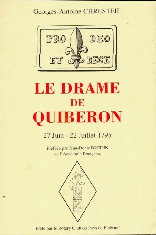 Livrenpoche : Le drame de Quiberon - Georges-Antoine Chresteil - Livre
