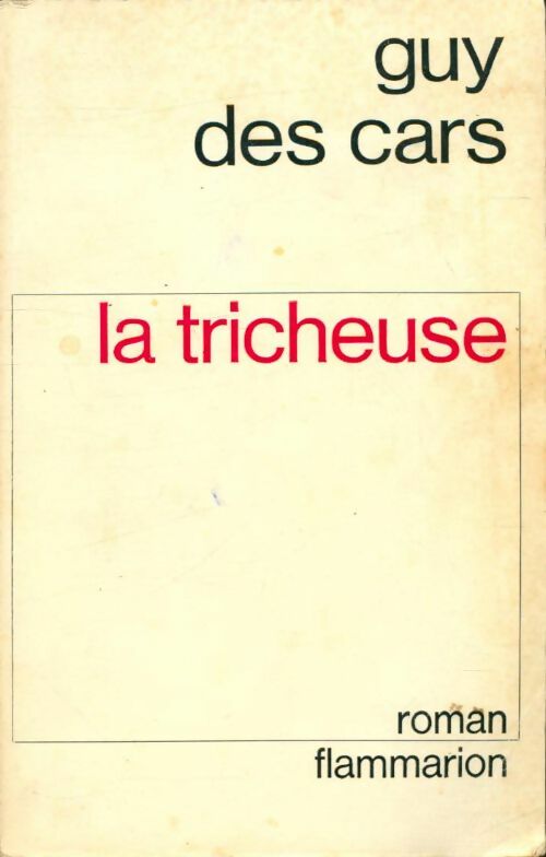 Livrenpoche : La tricheuse - Guy Des Cars - Livre