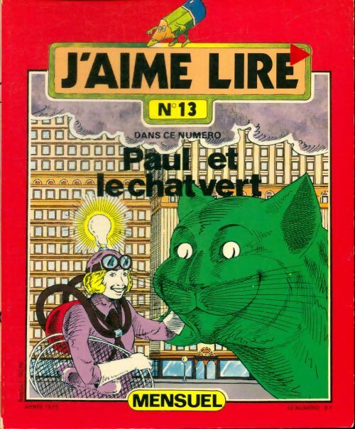 Livrenpoche : J'aime lire n°13 : Paul et le chat vert - Collectif - Livre