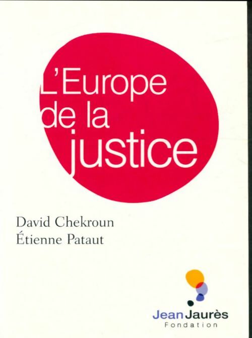 Livrenpoche : L'Europe de la justice - David Chekroun - Livre