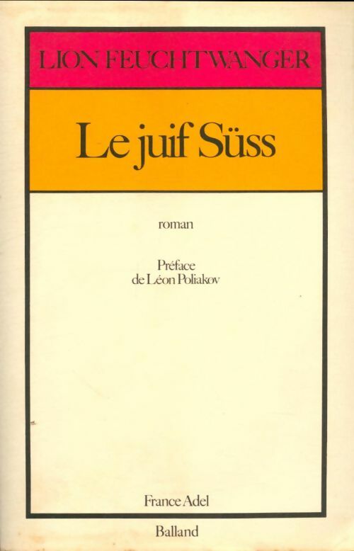 Livrenpoche : Le juif Süss - Lion Feuchtwanger - Livre