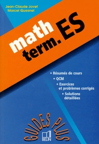 Livrenpoche : Math Terminales ES - Marcel Quesnel - Livre