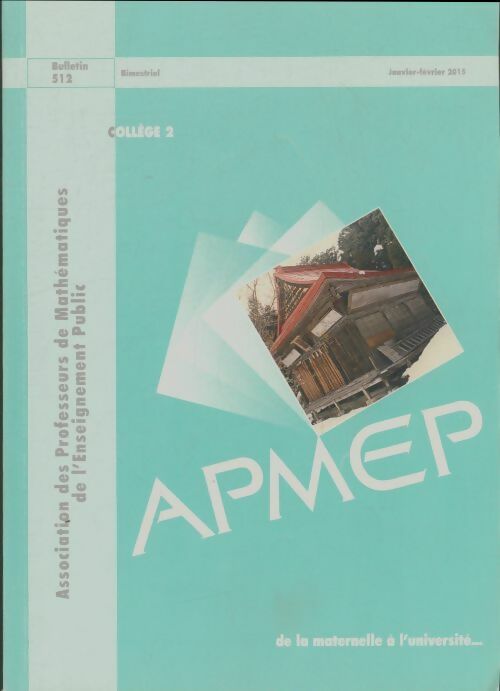 Livrenpoche : Bulletin APMEP n°512 - Collectif - Livre