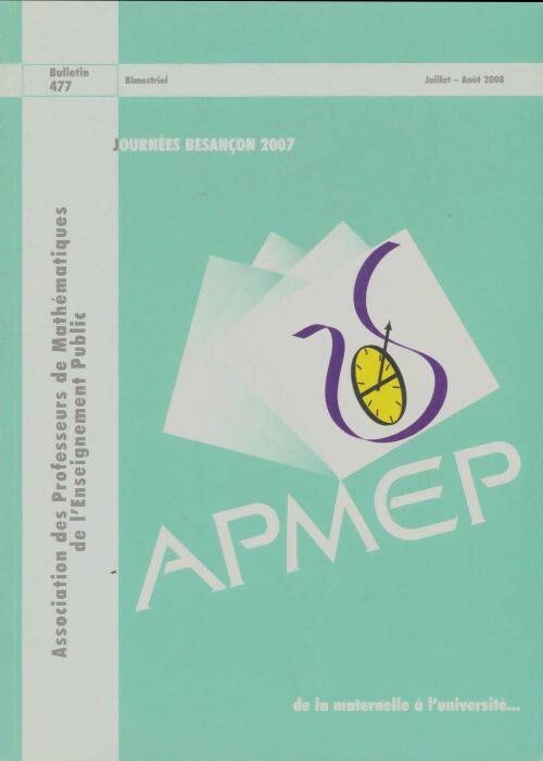 Livrenpoche : Bulletin APMEP n°477 - Collectif - Livre