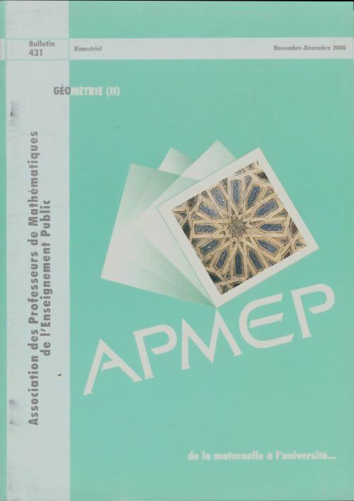 Livrenpoche : Bulletin APMEP n°431 - Collectif - Livre