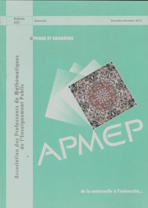 Livrenpoche : Bulletin APMEP n°521 - Collectif - Livre