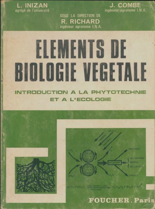 Livrenpoche : Éléments de biologie végétale - Collectif - Livre