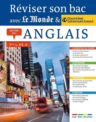 Réviser son bac avec le monde - anglais 2017 - Collectif - Livre