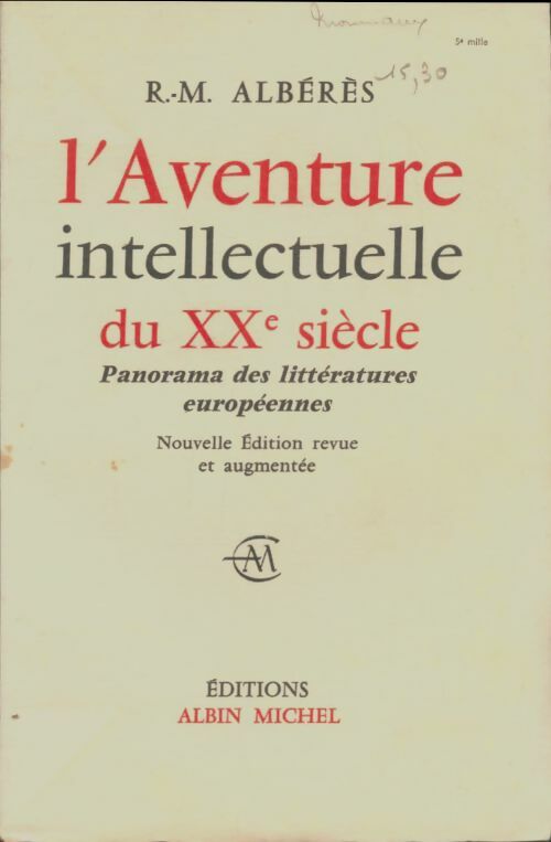 Livrenpoche : L'aventure intellectuelle du XXe siècle - R.-M. Albérès - Livre