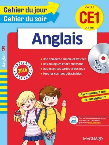 Livrenpoche : Cahier du jour/cahier du soir anglais CE1 - nouveau programme 2016 - Violaine Bellone - Livre