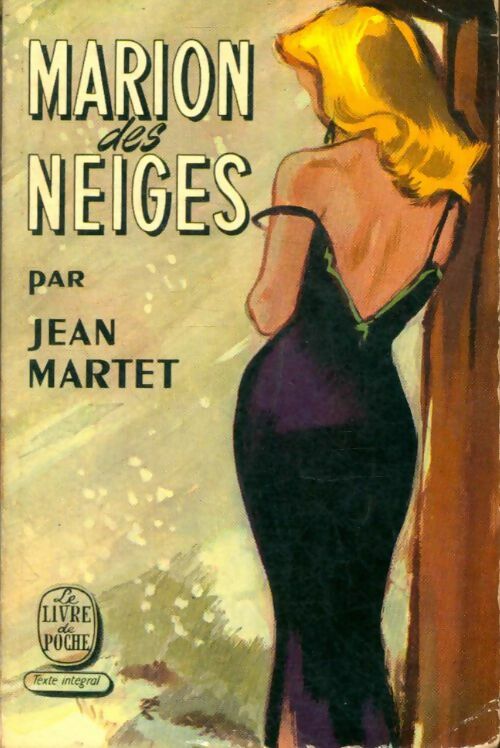Livrenpoche : Marion des neiges - Jean Martet - Livre